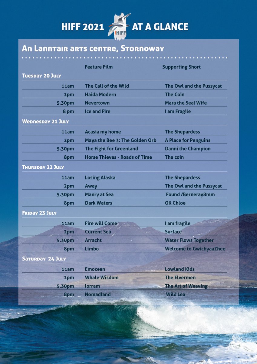 On the final day of the festival, An Lanntair, Stornoway, has a packed day of screenings ...
Film details and bookings: 
lanntair.com/events/event/h…