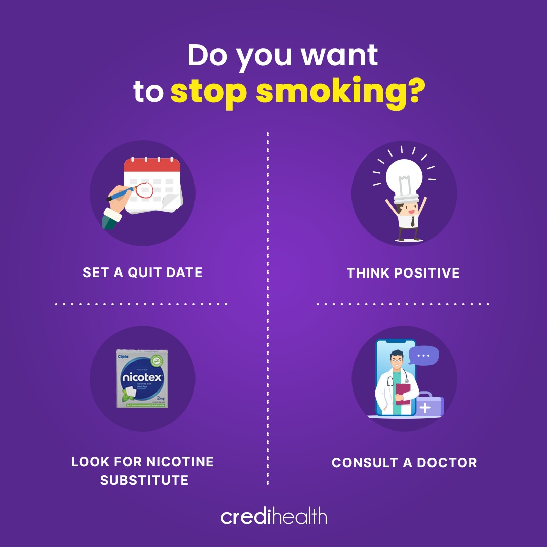 Credihealth's tweet photo. We know it is difficult to quit smoking but with good guidance and right approach, anything is possible.
Reach out to us on our website and get on call with a specialist.
https://t.co/MLXgg9gz6D
#quitsmoking #doctorconsultation #howtostopsmoking #howtoquitsmoking #doctorapp https://t.co/ZxtmqPgJ6o