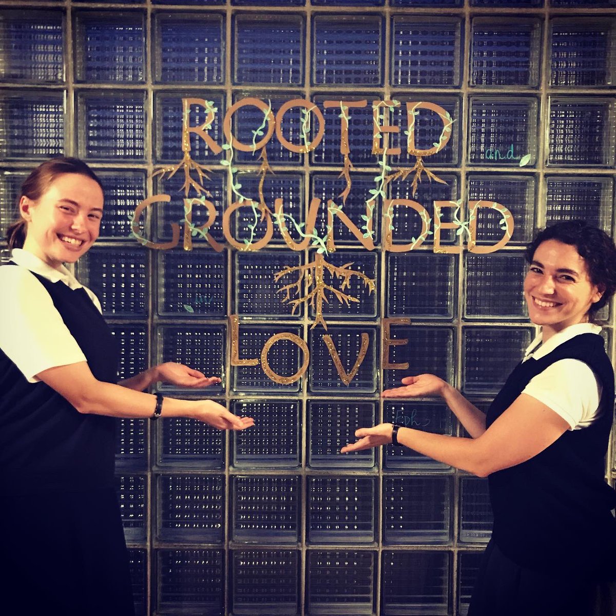 sister_allison's tweet photo. 1 day to our First Profession of Religious Vows!

We’ve taken as our motto “rooted &amp; grounded in love” from St. Paul’s letter to the Ephesians (chapter 3) about the importance always of remaining in Christ. It’s been guiding our hearts as we prepare to be consecrated to God… 1/2 https://t.co/q3SmP3D1Q0