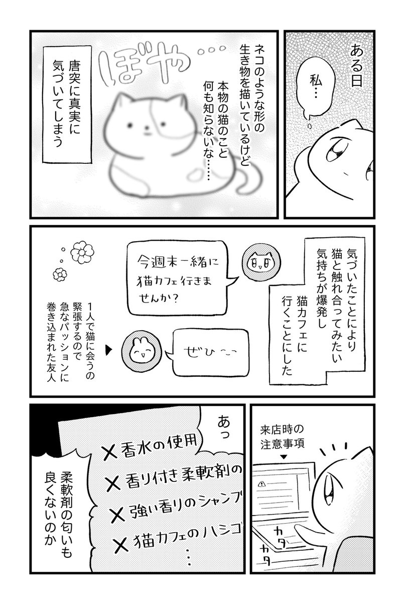 猫と触れ合った記録 