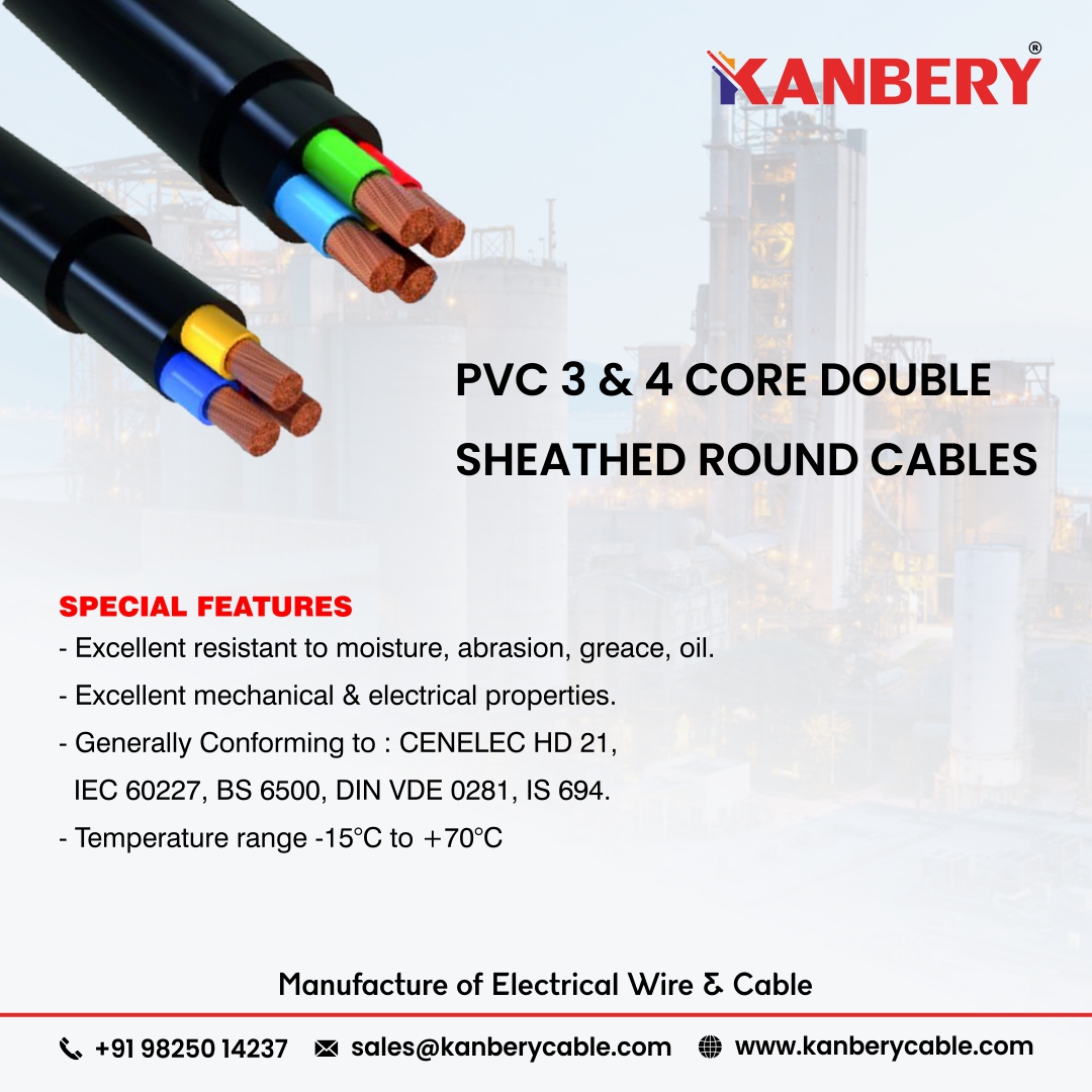 KanberyC's tweet photo. Get safety using our quality PVC 3 &amp; 4 Core Double Sheathed Round Cables products.

We Are Manufacturing all types of Electrical Cables.
For More Details.
Mo:- +91 90333 36855
Web:- https://t.co/N1jWqnc9qw
Mail:- sales@kanberycable.com

#kanbery #kanberycable  #wiring #housing https://t.co/2EcoBbu493