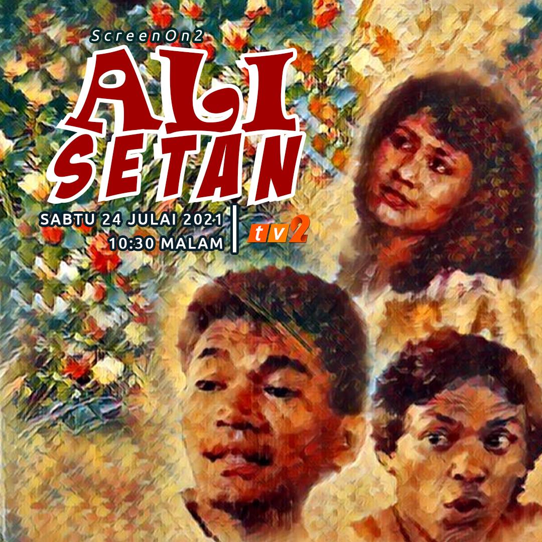 RTM_Malaysia's tweet photo. Kisah mengenai kenakalan seorang pelajar universiti bernama Ali. Dia sering mengusik pelajar-pelajar lain dan kerap menjadikan Asmidar sebagai mangsanya. 

Saksikan filem #AliSetan lakonan Azmil Mustapha, Fauziah Ahmad Daud dan Ebby Saiful pukul 10.30 malam ini di TV2

#SCREENON2 https://t.co/VOL6vu7FaJ