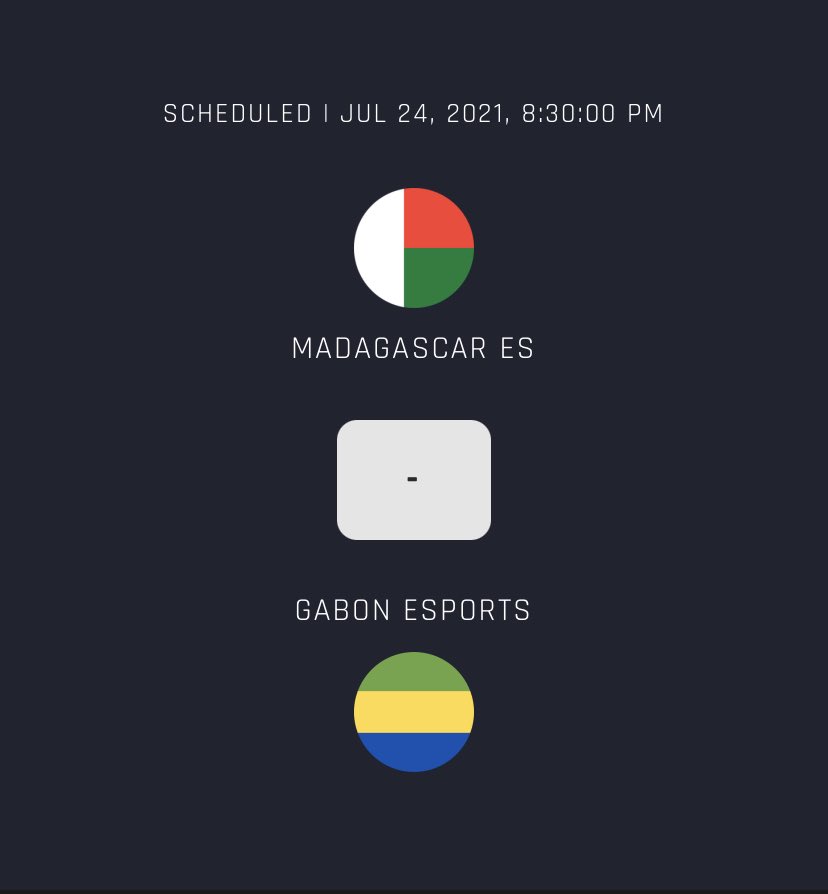 GabonESport1's tweet photo. Nos panthères iront défier Madagascar, pour la quatrième journée de la VPG AFCON 2021 à 22h30. https://t.co/3VvN6oDv4Z