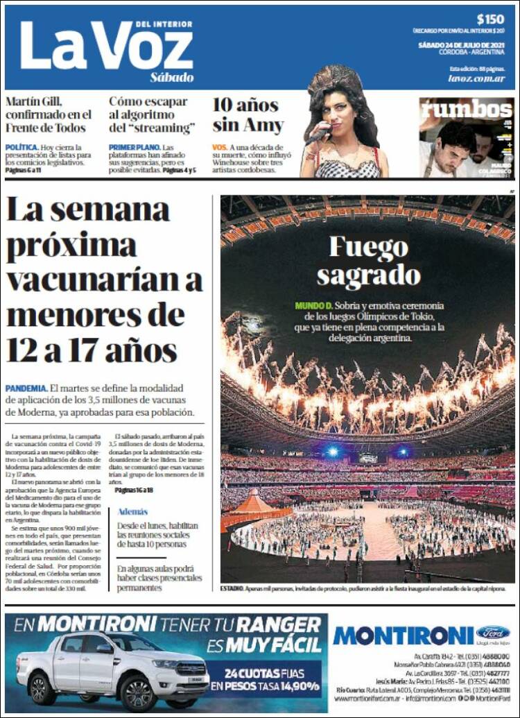 lfechegaray's tweet photo. Venimos con toda la información más importante del país en @Cadena3Com 
Ronda de periodistas:
@vmaslup en Rosario.
Desde Tucumán @RosaliaCazorla 
@pipyriveroc3 en Santa Fe.
@LuisOmarCastro desde Mendoza.
Elisa Zamora en Salta. https://t.co/fxQWmFknES