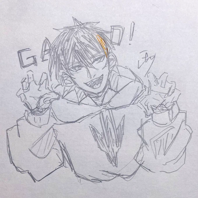 サブにあげてた落書きです 