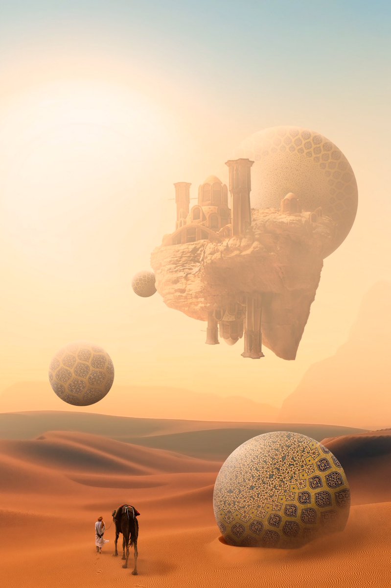 Elnazl3's tweet photo. Hey #NFTcommuity 
This is my collection 
•A DESERT OF FANTASY•
🏜✨
Available on @opensea 🌊
•••
1. He Listens to Ocean
2. Mirage
3. Dream of Freedom
4. These are not Stones
——————
Check it out ✨
RT or any support is appreciated ♥️

https://t.co/ZEUZAhc0Wh https://t.co/fzelHnnEO1