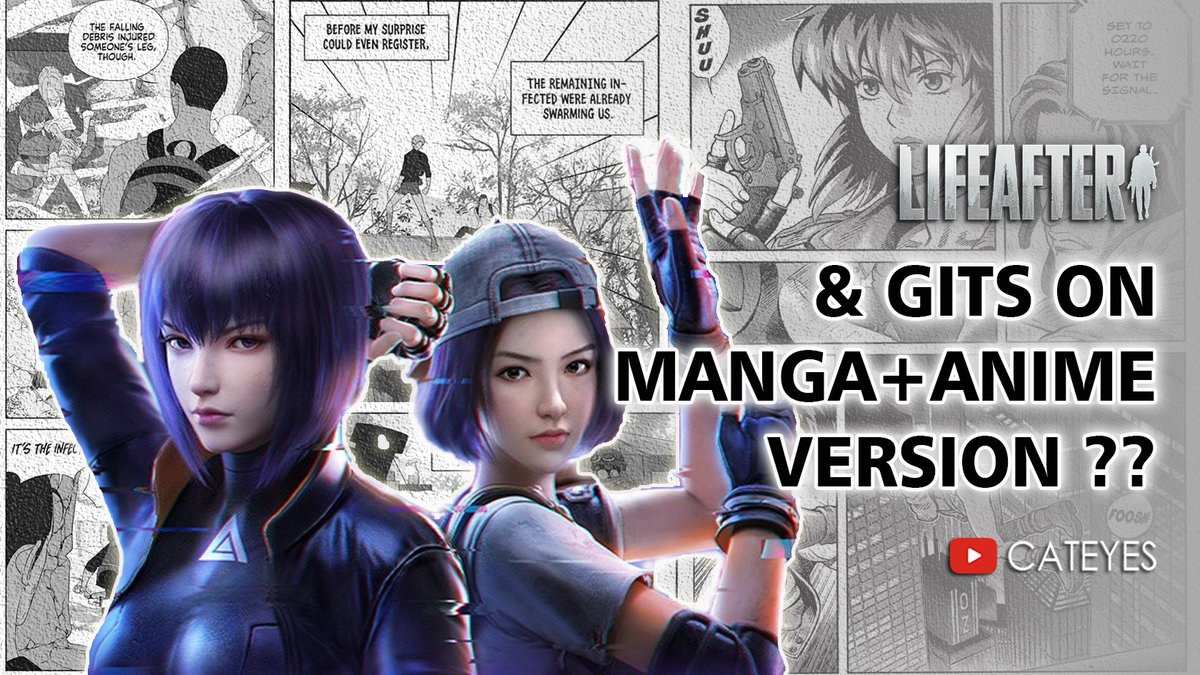 CATEYES28173408's tweet photo. Have you ever read or watch #LifeAfter and #GhostintheShell manga and anime , Survivors ? Let's find it out on 
🎬 https://t.co/CyMkA8XMga ✅ 
Plus check my tips how to do fast run Sneak Training if lasers keep pointing at you all the time 🙀
#MangaVersion #Anime #攻殻機動隊 https://t.co/6lB3u0njjT