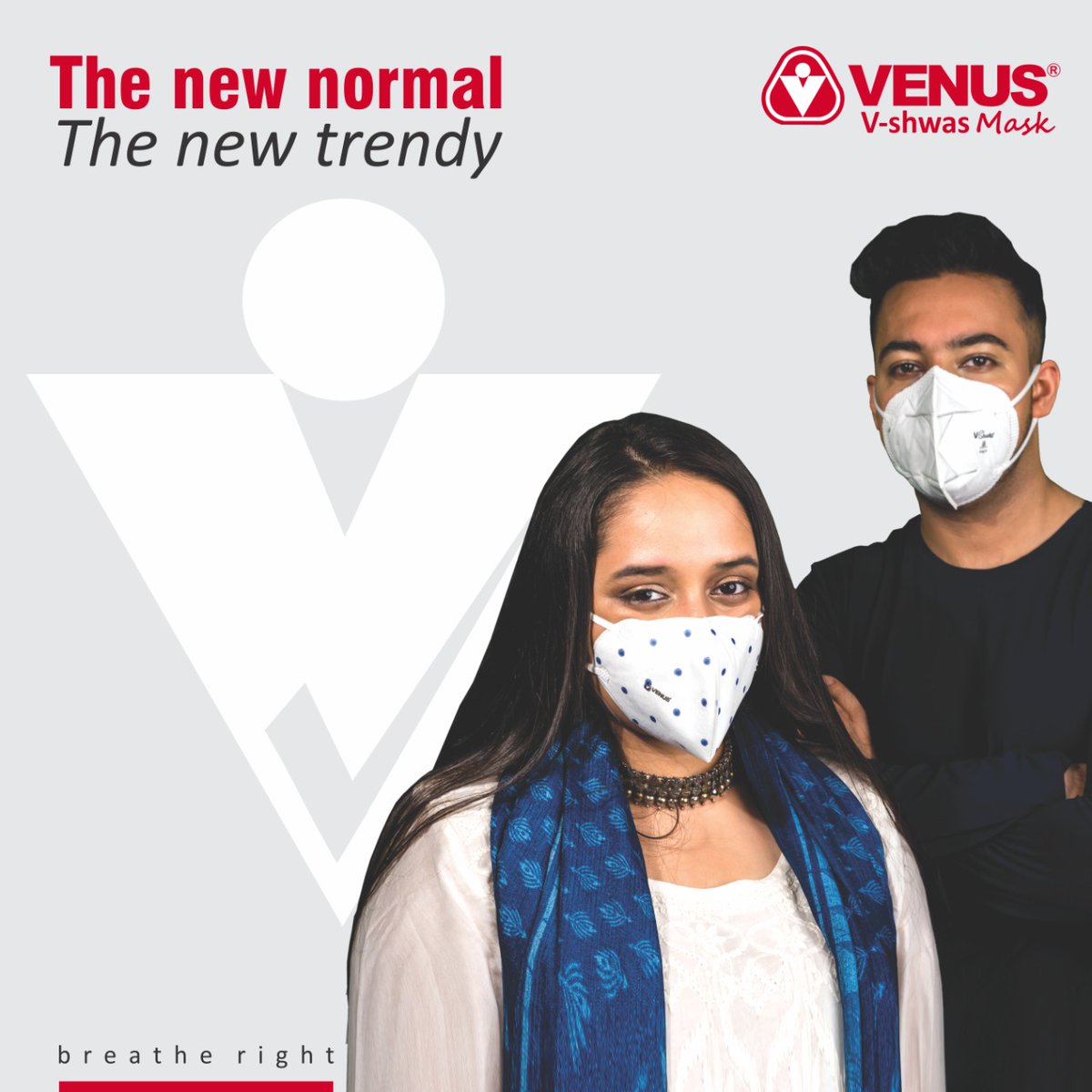 Venus_Safety's tweet photo. Be trendy with the new normal.
Always wear your mask.
Choose right.
#venusohs
Shop now.
https://t.co/8D2DVLutG4
#maskon
#maskonchallenge #maskonindia
#masksforsale #safetymask #wearmask
#safetyfirst #safety #health #healthcare #safetyequipments #safetyandhealth https://t.co/SRDrg48hjZ