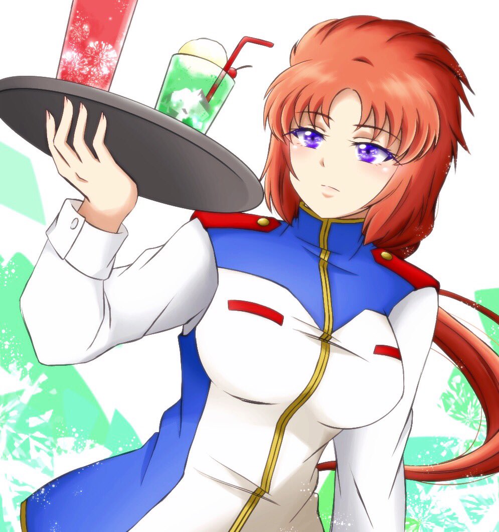 ガンダムカフェでバイトするマリーダさん ａ ｋのイラスト