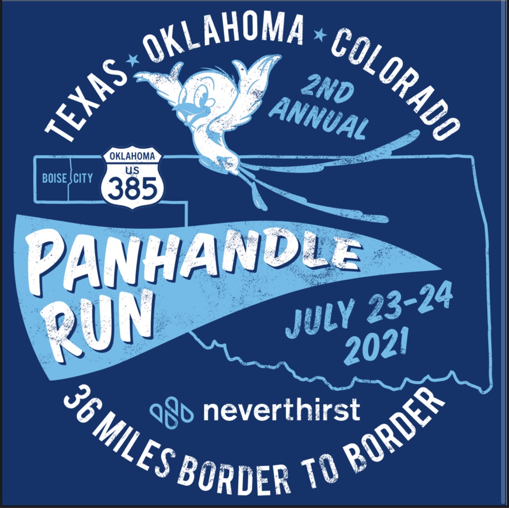 GeorgeSchroeder's tweet photo. Day 2 of the #PanhandleRun 

Begins now! ColoradoOr bust! 

64° as we begin. 18 miles to go.

Join us by supporting al @neverthirst   

https://t.co/sTshDsHNtN https://t.co/MZMvJMBqbo