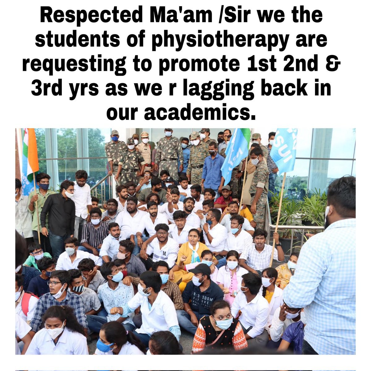 _being_physio's tweet photo. Wish You A Happiest Birthday @KTRTRS
We Hope Great Political Years Ahead From You &amp; Here Is An Issue 
#promoteBPT
We Are The Physiotherapy Students Of (KNRUHS) We Are requesting You To Promote Us To Next Academic Year Because We Are Lagging One &amp; Half Year Behind @TelanganaCMO https://t.co/ww8idpt4Ub