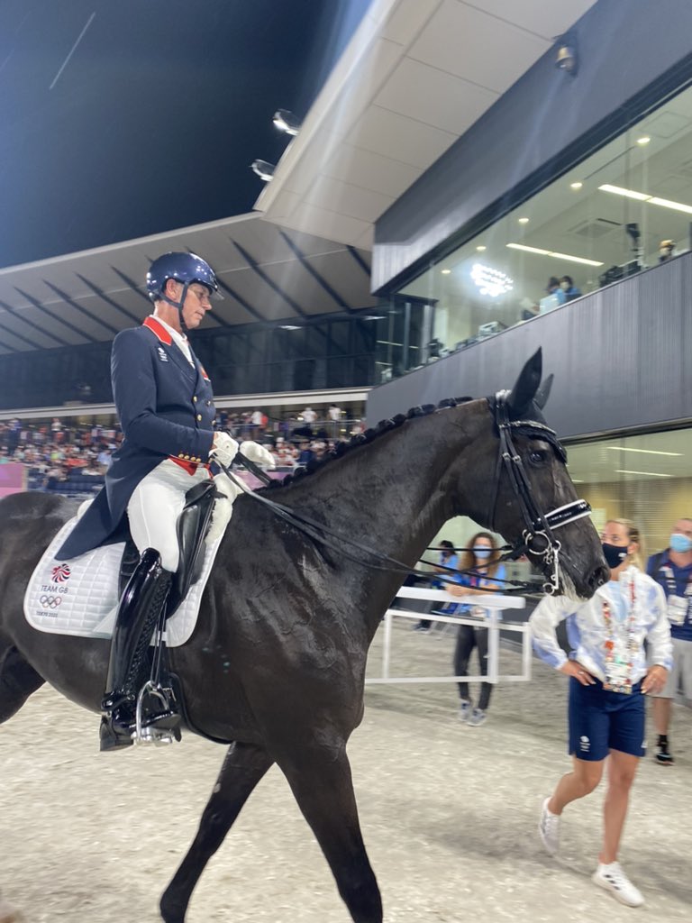 In only his fourth ever International Grand Prix En Vogue just scored  75.497% with @HesterDressage at the <a href="/Olympics/">The Olympic Games</a>!! 

Such a great performance on the biggest stage 😍

#Equestrian #Tokyo2020 #WeDontPlay