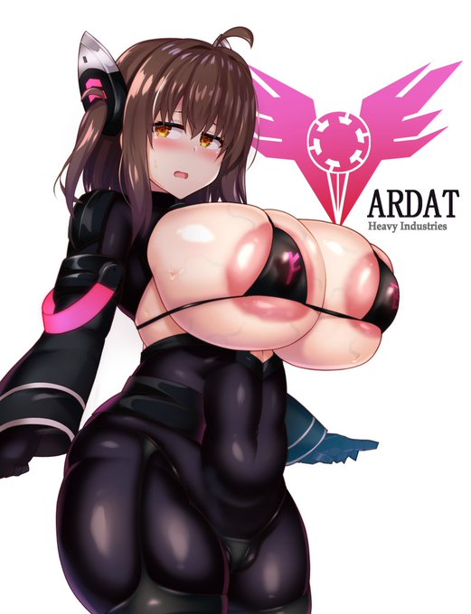 後ろの某ロボゲーのロゴみたいなのは淫魔がルーツの企業とかそんなのです 