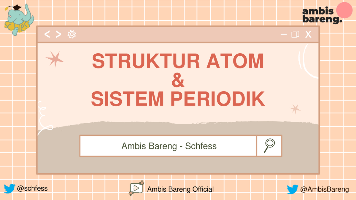 AmbisBareng's tweet photo. Kimia - Struktur Atom dan Sistem Periodik
#MaterinyaAmbisBareng https://t.co/cuS2Hb8ivW