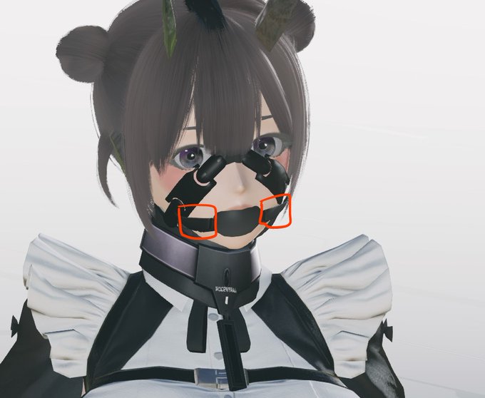 @MACO18788155 この部分です 顔面に埋め込んで調節することでこのように見えます。 