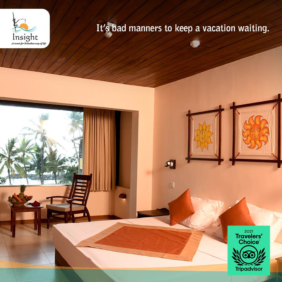 insightresort's tweet photo. It’s bad manners to keep a vacation waiting. 🏖😍
.
.
#Insight #InsightResort #Ahangama #SriLanka #Galle #Downsouth #Travel #Beach #BeachResort #BeachHotel #HotelRoom https://t.co/2FuonAVtPC