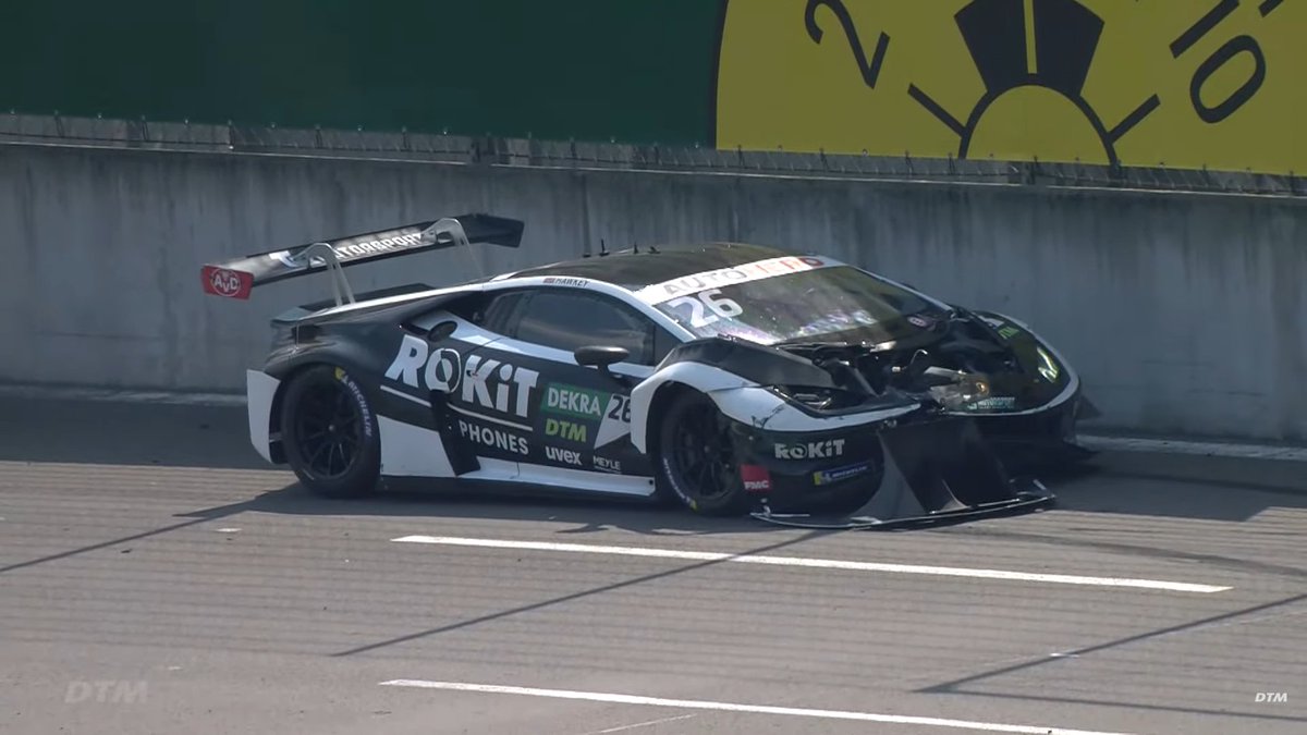 megalomaxi92's tweet photo. So glad that @esmee_hawkey is okay, after the Turn 1 crash at Lausitzring.

#DTM #FeelTheRoar https://t.co/vJvtJPEX7R