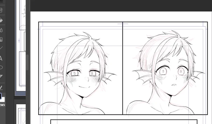 描きかけだけど、ここの稚魚ふよちゃん可愛く描けた〜!(当社比)
ジェのこと好きだな〜〜〜って思ってる顔です。 
