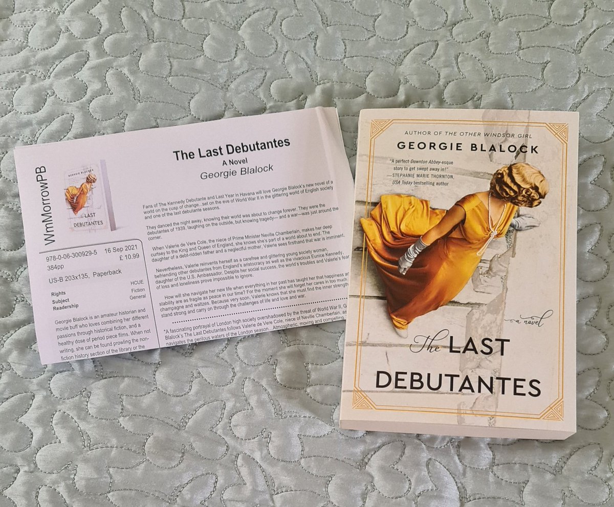 I can't wait to read this book and join the tour in September. It looks fantastic! Thank you @instabooktours @GeorgieLeeBooks @Harper360UK @Morrow_PB #thelastdebutantes 
#booktours #BookTwitter