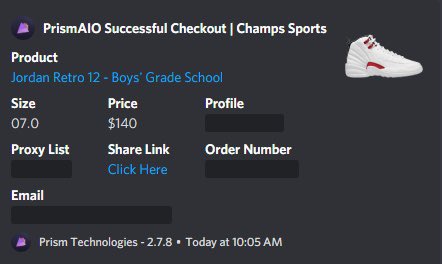 BotmanSpliff (@btl_kicks) on Twitter photo Just another day of some light work for my peoples.
s/o
CG: <a href="/SoleSocietyVIP/">SoleSociety</a> <a href="/CarbonMonitors/">Andy</a> @Cracked_FnF <a href="/notify/">Notify</a>
S: <a href="/sole_servers/">Sole_Servers</a>
P: <a href="/LiveProxies/">Live Proxies</a> <a href="/mushroomproxy/">Mushroom Proxy</a>
B: <a href="/PrismAIO/">Prism</a> Just another day of some light work for my peoples.
s/o
CG: <a href="/SoleSocietyVIP/">SoleSociety</a> <a href="/CarbonMonitors/">Andy</a> @Cracked_FnF <a href="/notify/">Notify</a>
S: <a href="/sole_servers/">Sole_Servers</a>
P: <a href="/LiveProxies/">Live Proxies</a> <a href="/mushroomproxy/">Mushroom Proxy</a>
B: <a href="/PrismAIO/">Prism</a>
