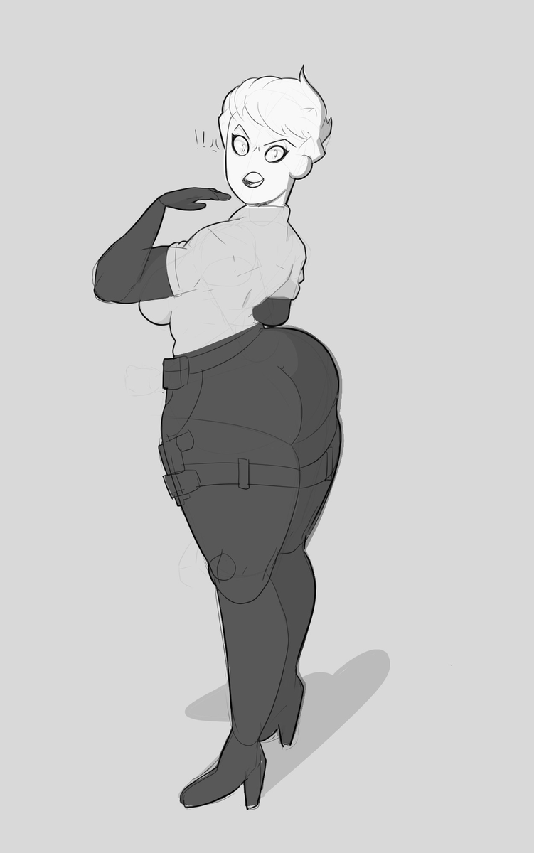 Zhero_Art's tweet photo. They're doodles from months ago of "Charlie" in a police uniform. I need to work more on my characters https://t.co/VX0NXlBHrk