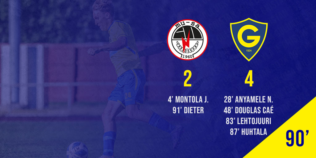 Kolme pistettä kotiin Porista ja yksin sarjan kärkeen!! 💪🙌

#Gnistan #Ykkönen