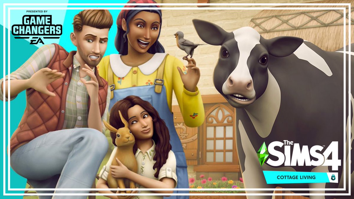 🐮COTTAGE LIVING GIVEAWAY [PC/MAC]🐮

It does not include the three "Bonus Content" items for early purchase!

To Enter:
👩🏻‍🌾 Follow me.
👩🏻‍🌾 Like &amp; retweet.
👩🏻‍🌾 Tell me your favorite thing about this pack.

Ends: 31st of July! Good luck!🐰

 #EAGameChangers #TheSims4CottageLiving