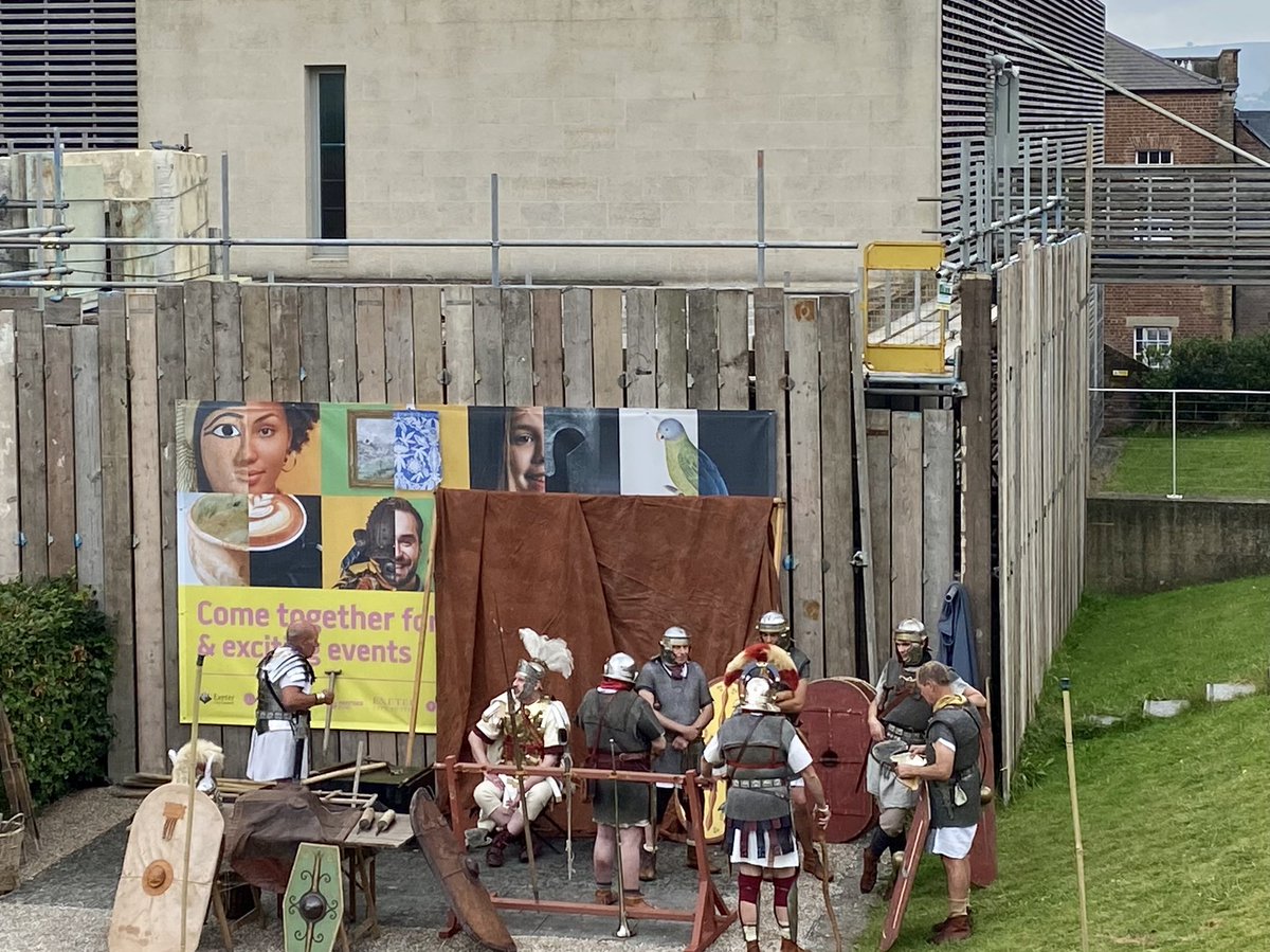 Always enjoy seeing some #Roman reenactors and today it was <a href="/RAMMuseum/">Royal Albert Memorial Museum, Exeter</a> in #Exeter