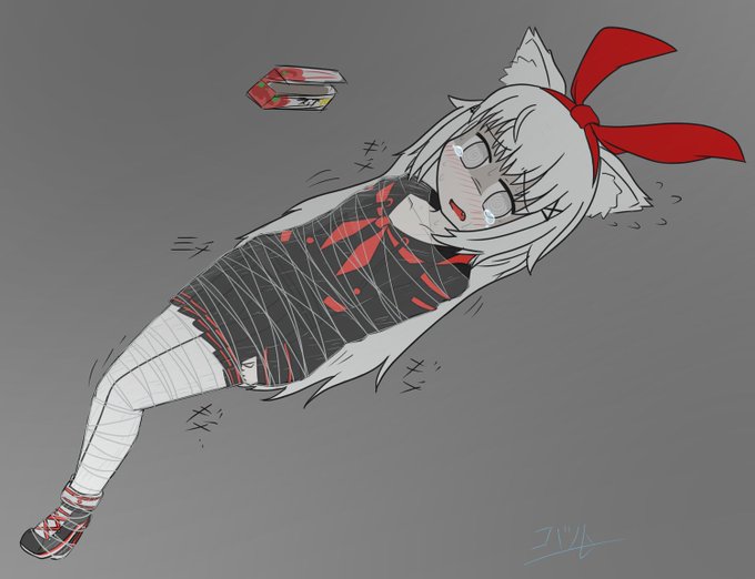 前に別垢で上げたラップでぐるぐる巻き拘束されちゃったこ 