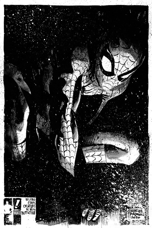 theaginggeek's tweet image. Spider-Man by @gabrielhardman 
#SpiderMan