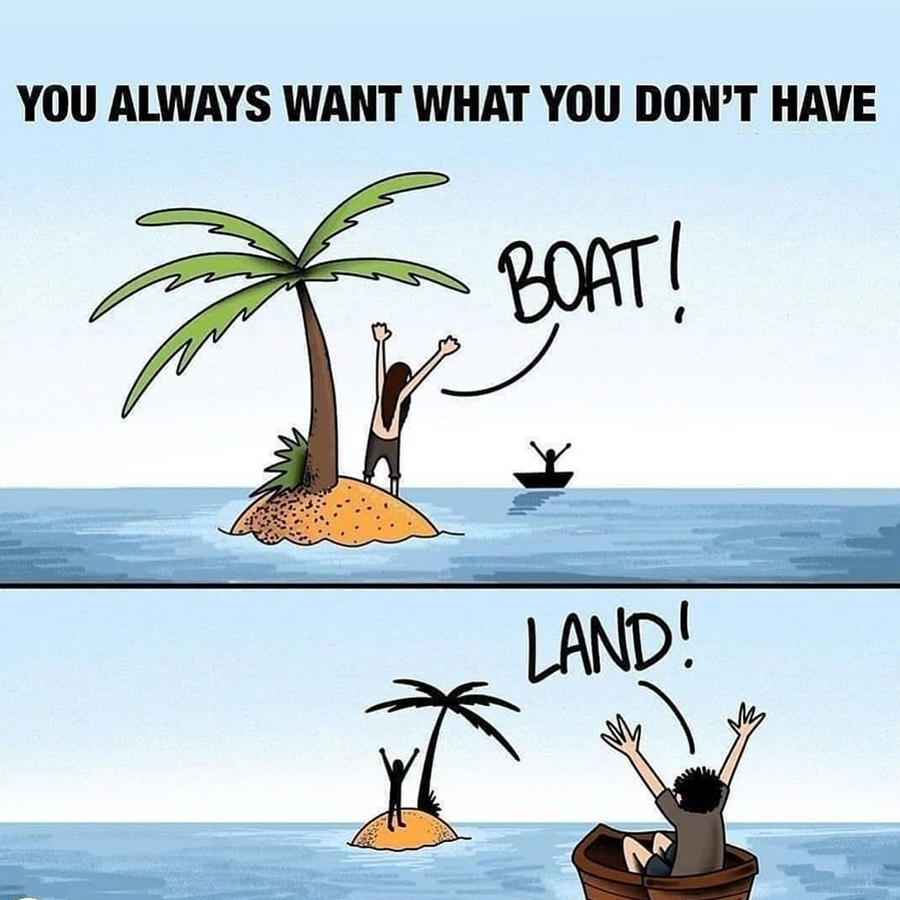 valuetainment's tweet photo. Sound familiar? Or are you one of the few who appreciates what you have....

Comment below 👇 https://t.co/s1FCWA4r8V