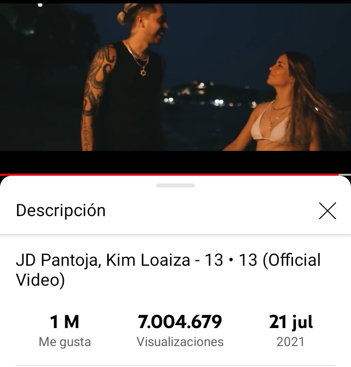 FcoColombiaJD's tweet photo. TIEMPOS💽| el vídeo oficial de "13•13" JD Pantoja ft. Kim Loaiza, ha superado los 7 millones de wiens. 🤍 https://t.co/xMt5th3dAg