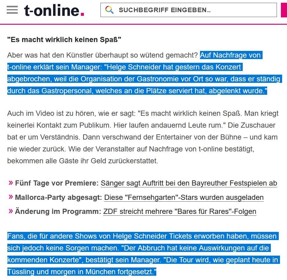 TorbenSchultz's tweet photo. Hat den #Leerdenkern inzwischen jemand gesagt, dass Helge Schneider mit #System die örtliche Umsetzung des #StrandkorbOpenAir meinte?
https://t.co/BXUFT3hgxa
So kritisierte er ja zuvor auch, dass er permanent die Autobahn sah. https://t.co/fhEUJtXjcb