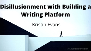 diannmills's tweet image. Disillusionment with Building a Writing Platform by @AuthorKristinEv on @BRMCWC  #BRMCWC #Writing #Writingplatform buff.ly/3kRydmq