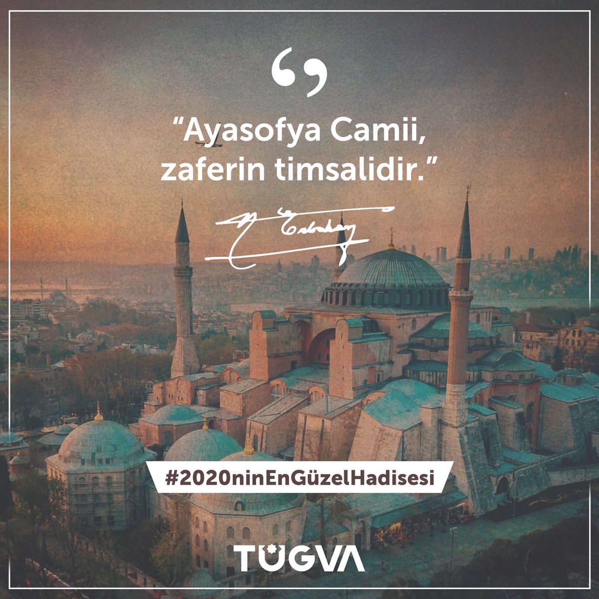 Cesaret varsa esaret yoktur tabiriyle zincirlerini 1 yıl önce bugün kıran Ayasofya!

Kırılan zincirlerden kendine Hilal yapan, #2020ninEnGüzelHadisesi olan Ayasofya!