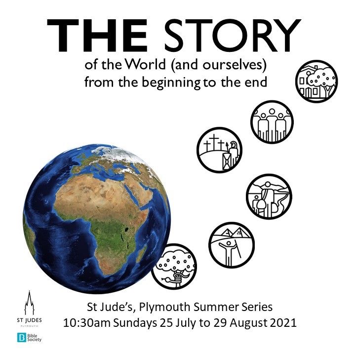 Tomorrow is the first in our summer series 'THE Story: of the World (and ourselves) from the beginning to the end' 

We'd love to welcome you at 10:30am tomorrow!