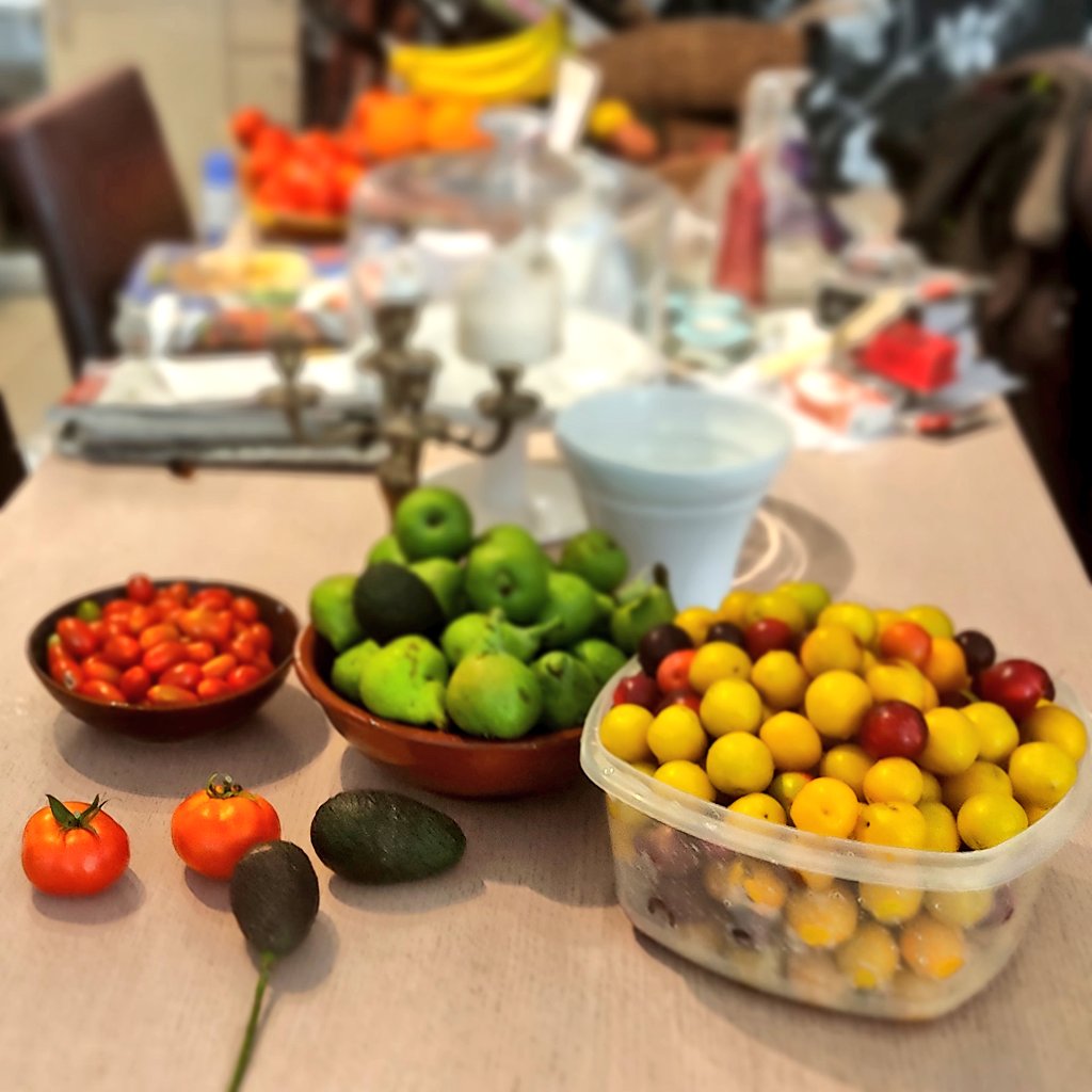 Elzerv's tweet photo. Just harvested..🍅🍒🥭
#gardenveggies #fruit #cretan #nutrition #cretanfood #healthylifestyle #biofood #Tweet #TweetPost #agriculture https://t.co/hsWmscmQzQ
