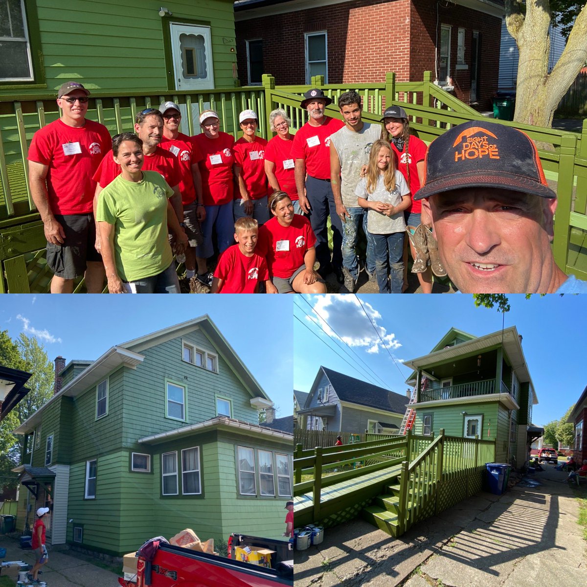 chadstutzman's tweet photo. Spent a week loving and serving a neighborhood in Buffalo NY. @eightdaysofhope has a warehouse in Buffalo. Loved to see all the churches and local government working together with us to impact this community. Served over 200 families.#8DOH https://t.co/QnyXcJxLNc
