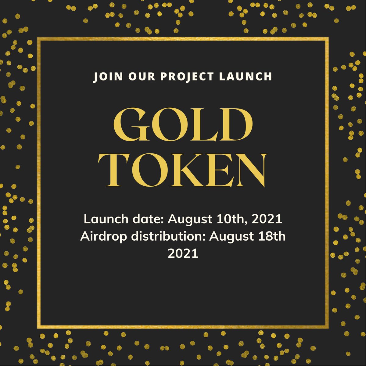 GOTokenOfficial's tweet photo. 🎃GOLDTOKEN🎃

LAUNCHING 10/08/2021

🎃VerifiedAddress
🎃LockLPs (after Launch)
🎃 5% Auto Redistribution 
🎃Burn Supply
🎃NoMintFunction
🎃No Presale

address : will be made public on launch date

Telegram: @ goldtokenofficial https://t.co/58uwavFkvG