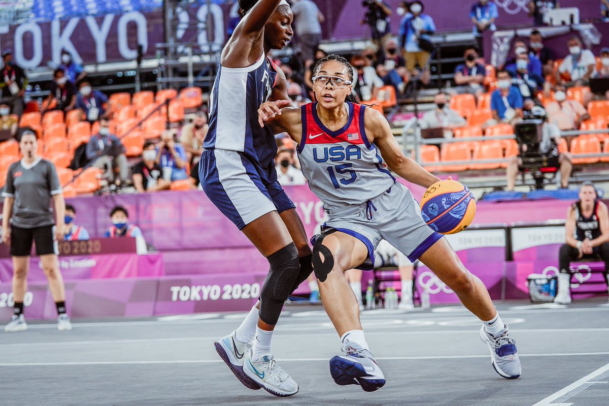 DallasWings's tweet photo. While you were sleeping…

TEAM USA (@usab3x3) BEAT FRANCE AND MONGOLIA TO MOVE TO 2-0 AT THE OLYMPIC GAMES! 🇺🇸

#3x3 #Tokyo2020 https://t.co/jiamjTRsid