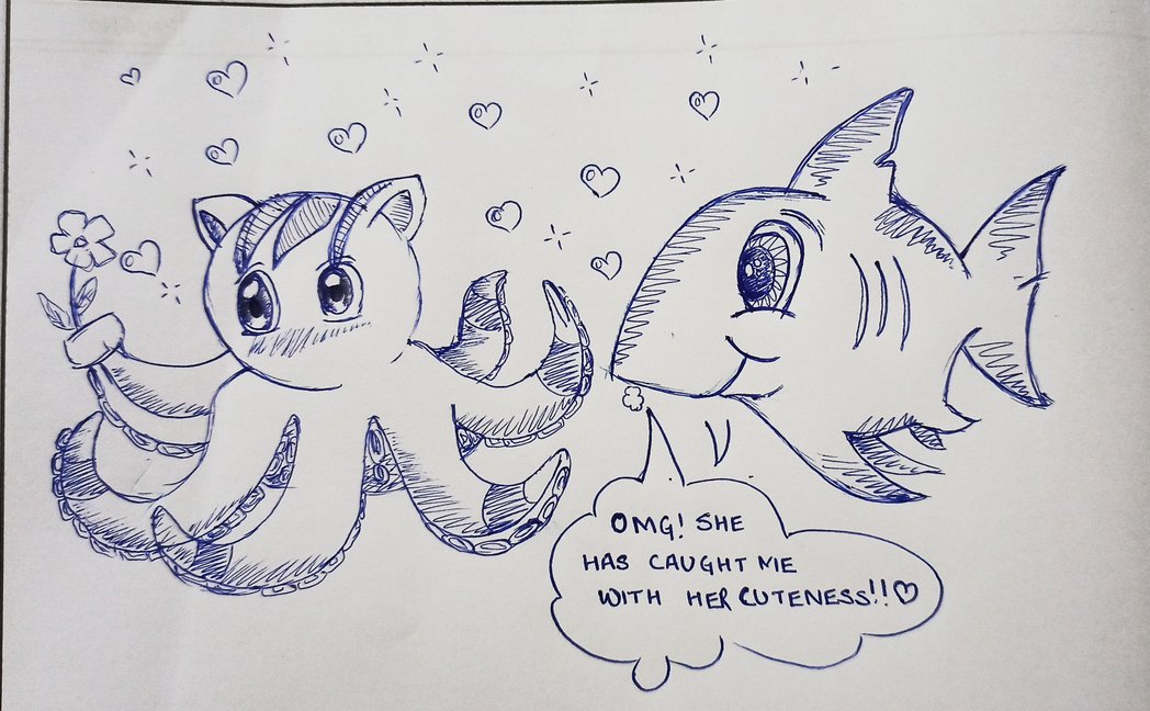 GitHubEducation's tweet image. The winner of the @GitHubEducation #MyOctocat contest for #FinHack @Rajshreeeeeeeee 🦈  💖