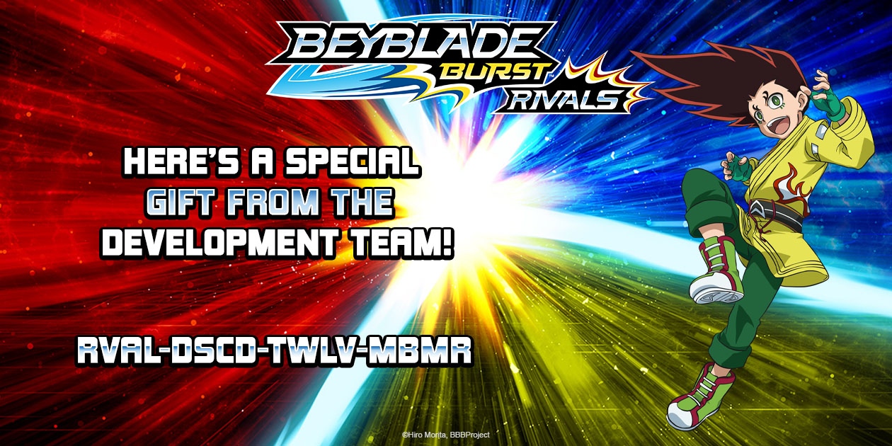 Beyblade burst rivals codes