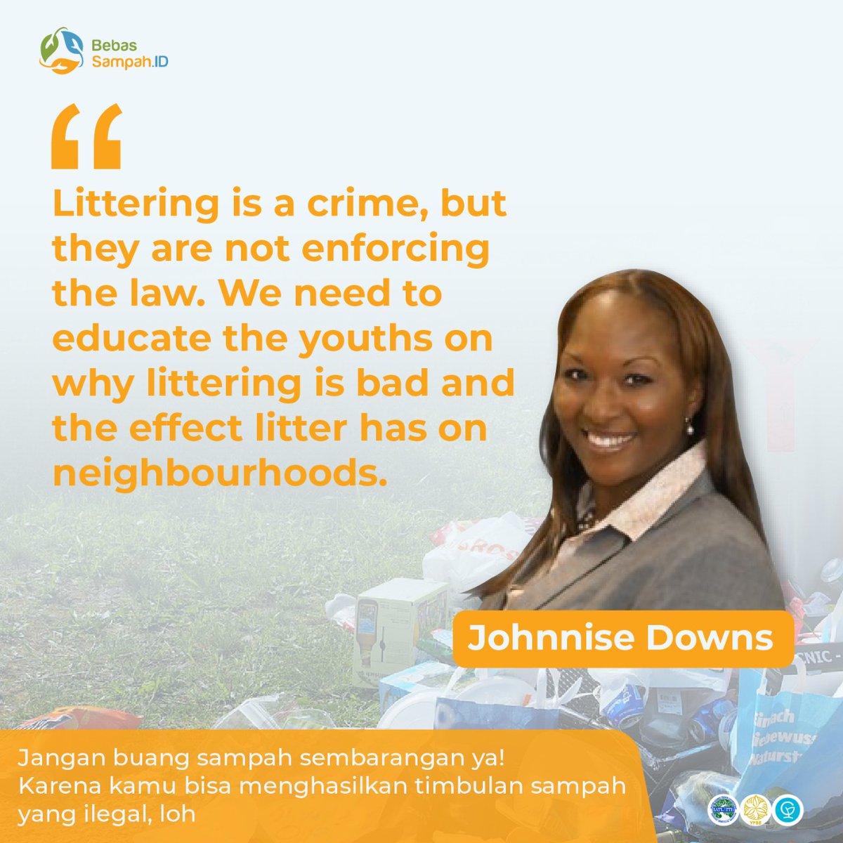 BebasSampahID's tweet image. [JANGAN BUANG SEMBARANGAN]
Halo Pegiat Persampahan
Jangan buang sampah sembarangan, ya!
Karena, buang sampah sembarangan dapat meningkatkan timbulan sampah ilegal. 

#IndonesiaBebasSampah
#BebasSampahID
#ProgramGF
#Dari2021untuk2025
#ZeroWaste
#MulaiDariGenggamanmu