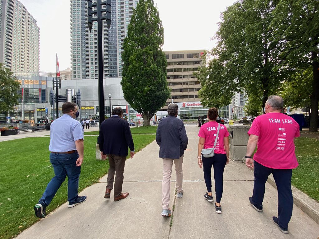 JohnTory's tweet photo. Visited Mel Lastman Square this morning to thank staff and volunteers for all of their hard work.

Toronto, if you haven't already, come down and get vaccinated.

🗓July 24 &amp; July 25
⏰ 8:30AM - 10:30PM
ℹ️ Open to Toronto residents 12+

#VaxTheNorth https://t.co/LHWLNRc2oF