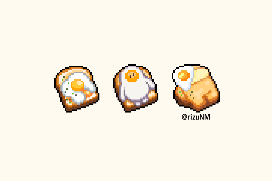 「描いたドット絵まとめ😀増えた! 」|リズのイラスト