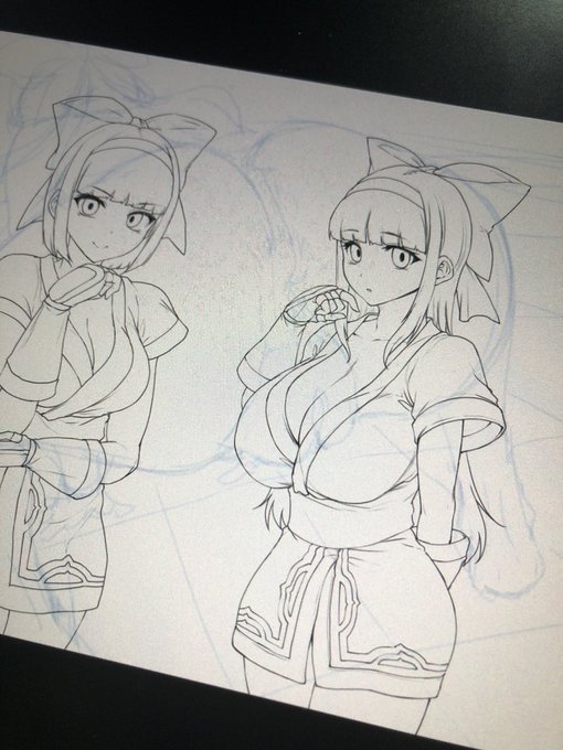 きょぬーナコルル描いとるよ 