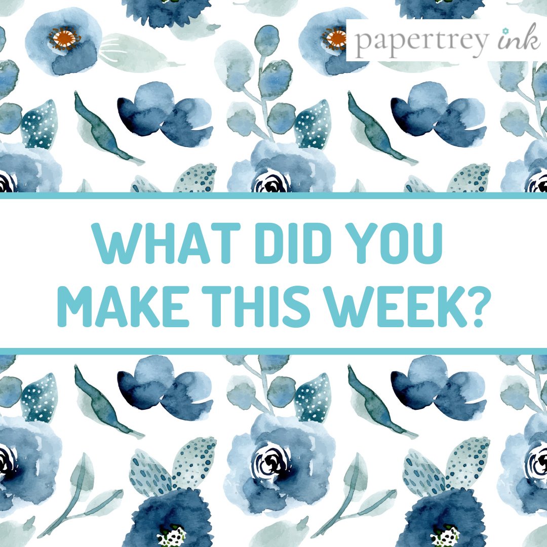 Papertreyink1's tweet photo. Did you start or finish any projects this week? We'd to see them! Share a pic of your creation in the comments. #ShowUsSaturday #papercrafting #papercrafters https://t.co/t6DuKn8nH0