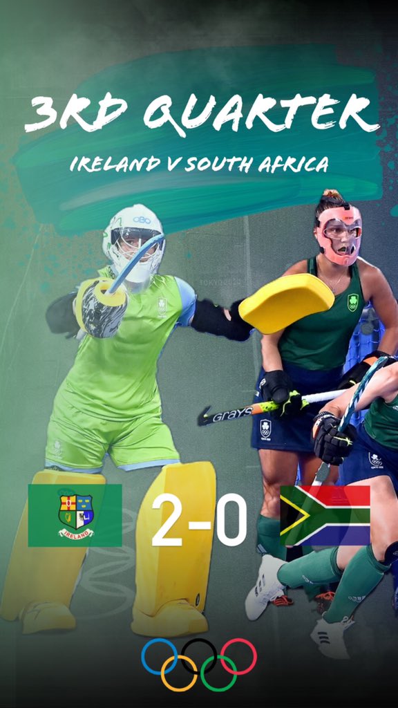 Q3. Ireland 2-0 South Africa.