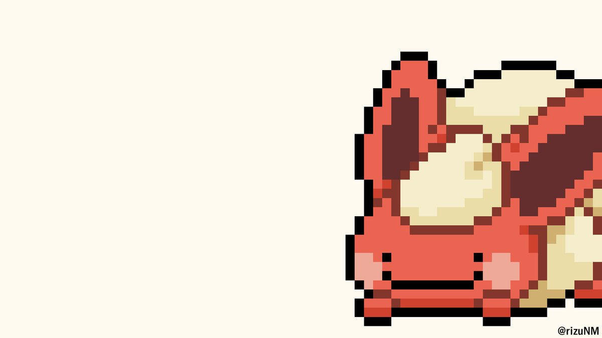 ドット絵のpc壁紙作れた こういうのも面白そう ドット絵のpc壁紙作れた こういうのも面白そう
