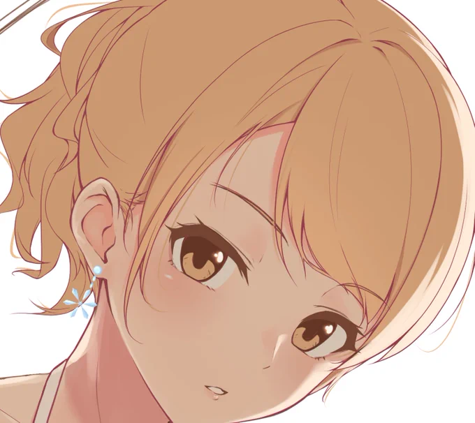 加蓮 wip
線を綺麗にして髪型変えたりした 